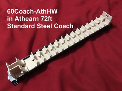 Passenger Car Interior KIT for the Athearn 72ft Standard Steel Coach Car / HO