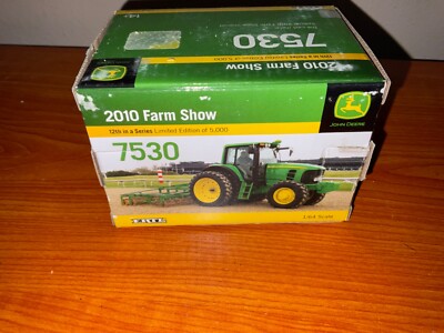 1/64th Scale John Deere 7530 Tractor With Rear Duals  2010 Farm Show 1 of 5,000.