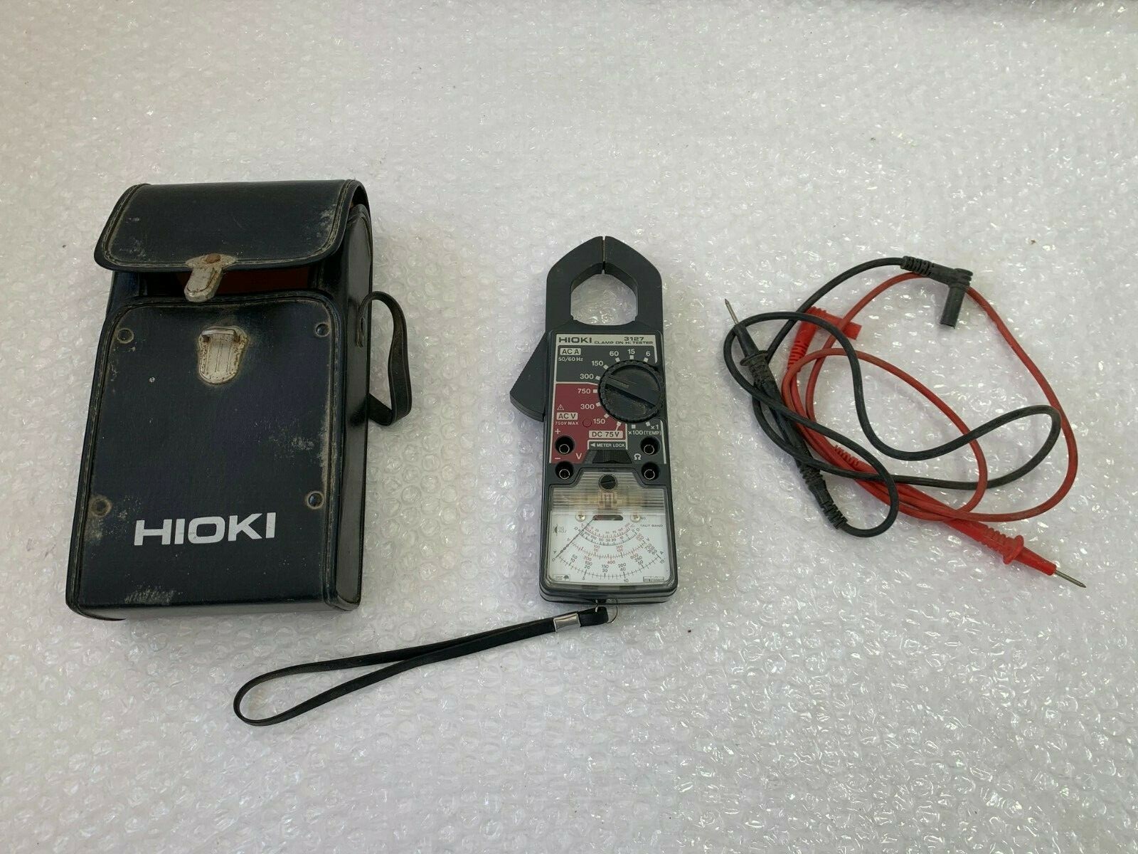 Vintage Hioki 3127 Analog Clamp On Hi Tester in Case JAPAN
