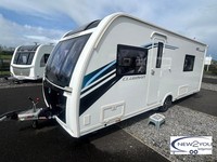 2017 Lunar Clubman SB 4 Berth FIXED SINGLES Caravan - STOCK NO J018