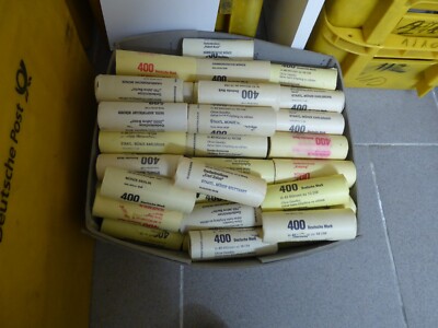Deutschland ,  400 x 10 DM , 10 x Original Rolle , 6,2 KG Silber