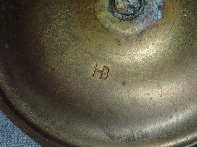 Rare 18th Century Dutch Candle Wick Scissor / Snuffer Holder by HB of Brass
