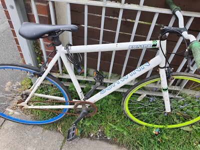 Schwinn & Vikns Men's Unisex Race Bicycle - (White &Blsck)