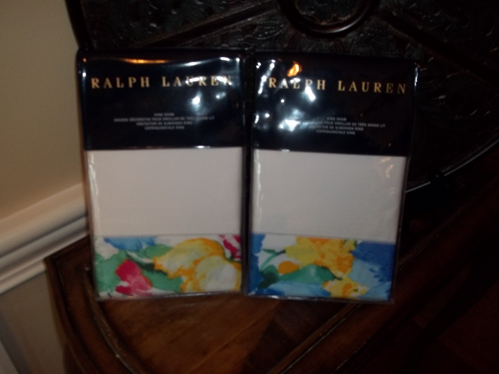 NIP Ralph Lauren Ashlyn Floral King Comforter Shams Set 8pc