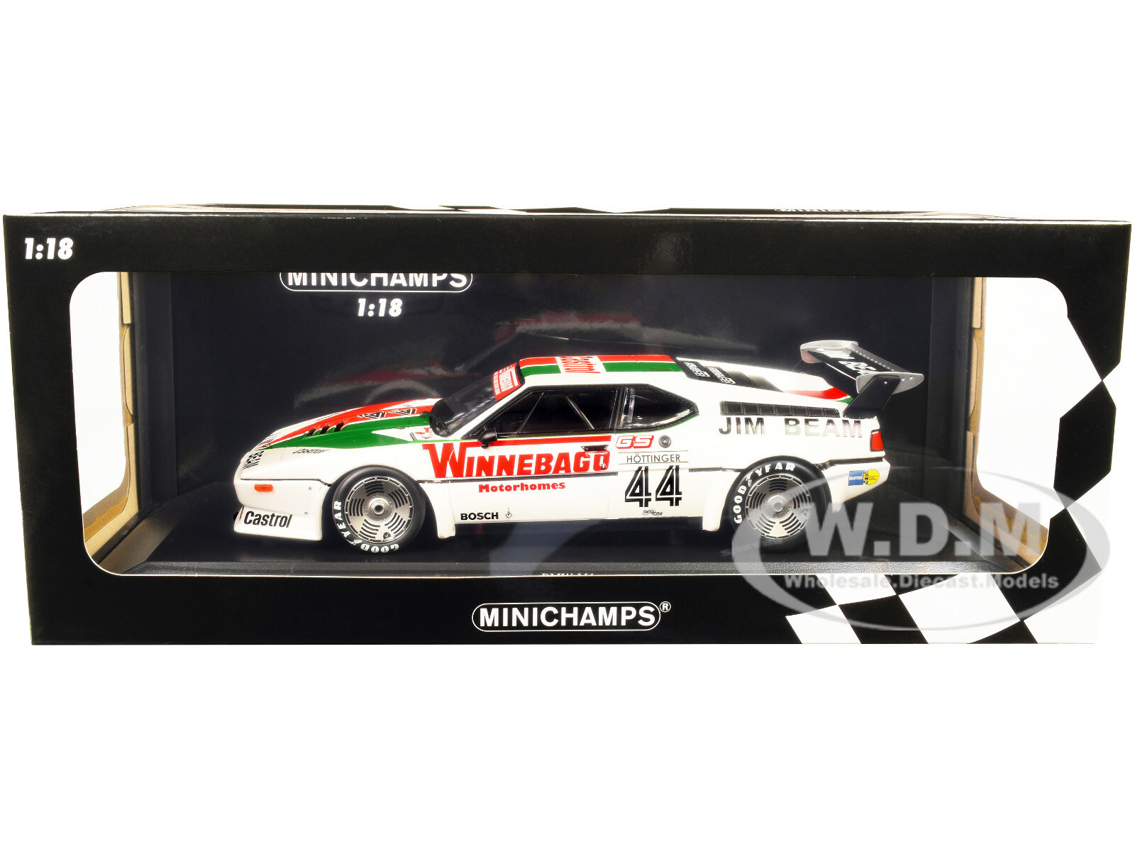 BMW M1 #44 HOTTINGER PROCAR SERIES 1979 1/18 DIECAST MODEL