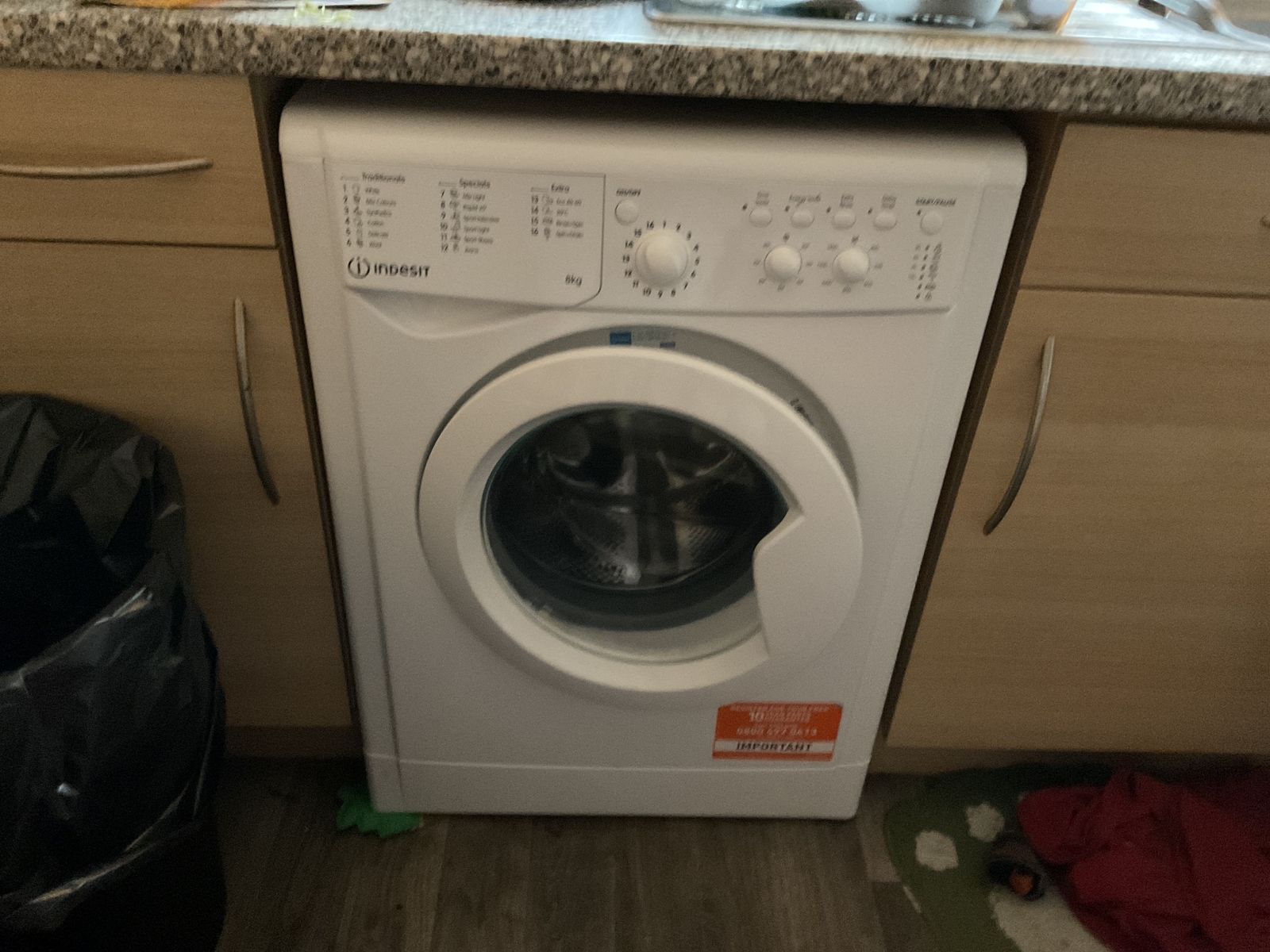 INDESIT IWC 81483 W UK N 8kg Washing Machine White REFURBC eBay