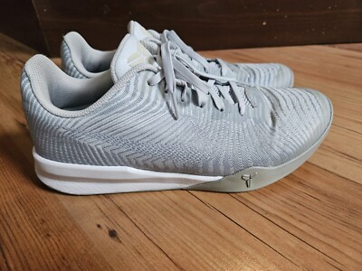Nike Kobe Mentality 2 KB Sneakers - White/Wolf Grey/Volt - 818952-102 - Size 8