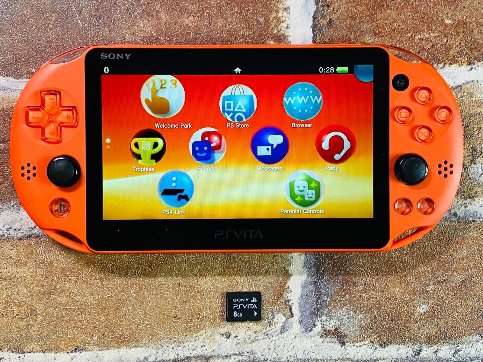PS Vita PCH 2000 ZA24 NEON ORANGE SONY PlayStation Japan 8GB PS Vita PCH 2000 ZA24 NEON ORANGE SONY PlayStation Japan 8GB