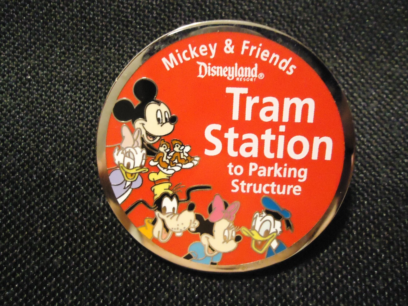 DISNEY DLR MICKEY & FRIENDS TRAM STATION SIGN SURPRISE