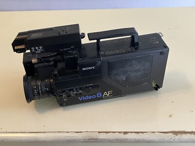 Vintage Retro SONY CCD-V7AF-E Video 8 Camera Home Movie Making Props Decor..