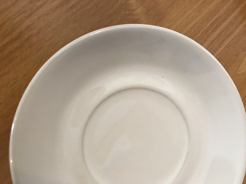 Demitasse White Cups/Saucers-Set Of 2