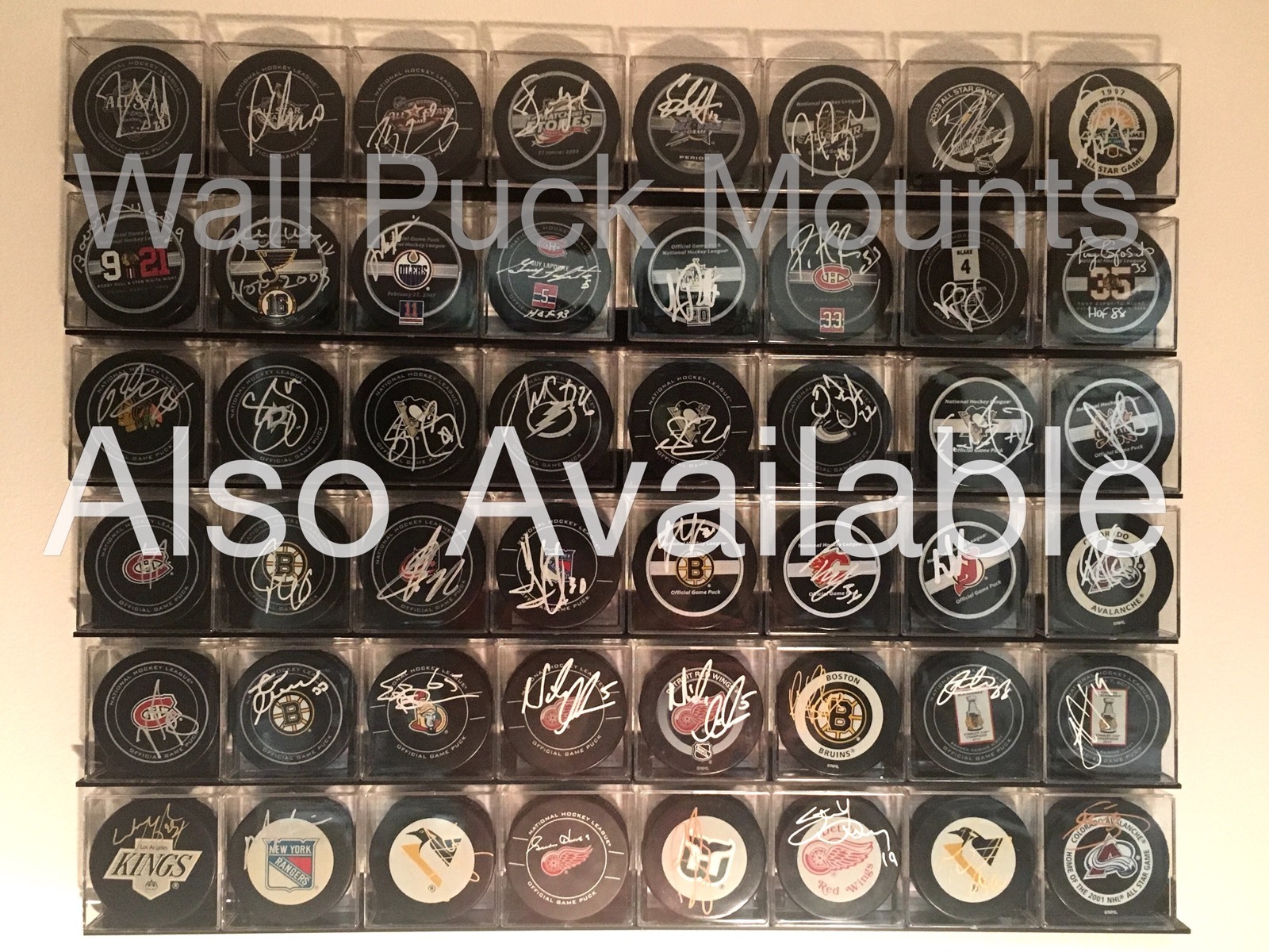 HOCKEY STICK HANGER HOLDER DISPLAY AUTOGRAPHED GAME USED WALL MOUNT NHL