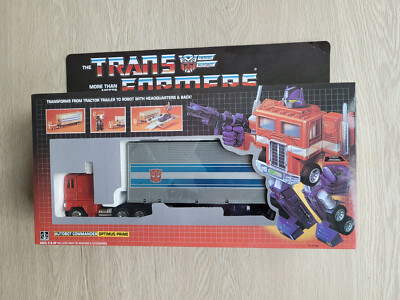 THE TRANSFORMERS Generation 1 re-issue recast Figur Optimus Prime NEU OVP NEW