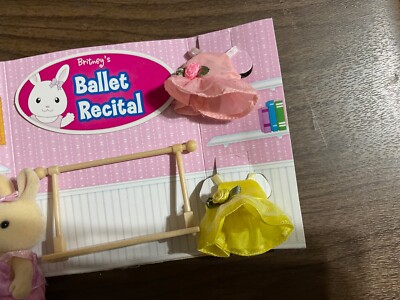 NEW Calico Critter Britney's BALLET RECITAL set . complete no box