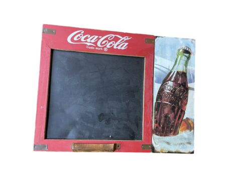 RARE Coca-Cola Chalkboard Menu Sign 16 X 12.5 Collectible Dis...