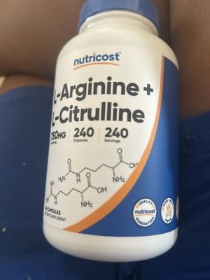 Nutricost L-Arginine L-Citrulline Complex 750mg, 240