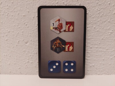 STAR WARS Angriff der Klonkrieger Kosmos Brettspiel: Bedrohungskarte