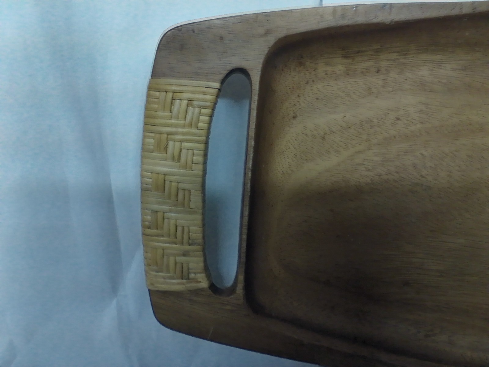 Wood MONKEY POD serving tray Phillipines 20.5