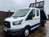 2018 Ford Transit 2.0 TDCi 130ps Double Cab Aluminium Tipper CHASSIS CAB Diesel 