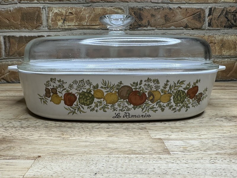VTG. 70’s Corning Spice of Life A-10-B Le Romarin 10x10x2