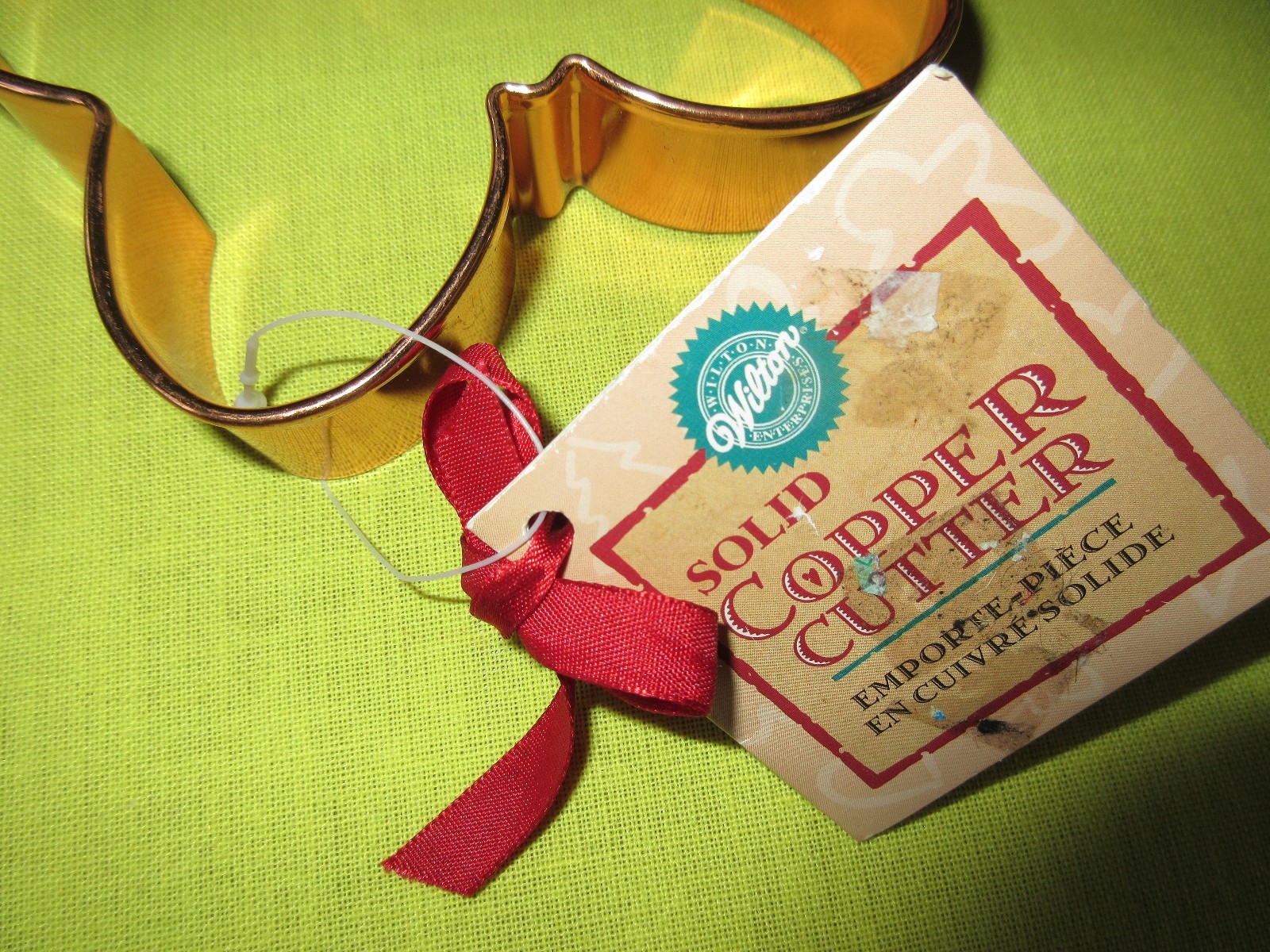 WILTON BIG COPPER COOKIE CUTTER 5