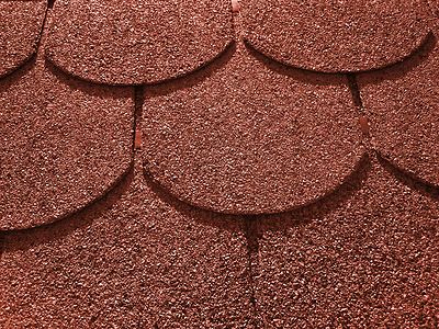 3 m² Biberschindeln rot für Gartenhaus Schindeln Dachschindeln Dachpappe Bitumen