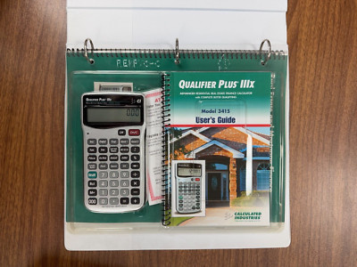 Calculated Industries Qualifier Plus IIIx 3415 Calculator Success Kit