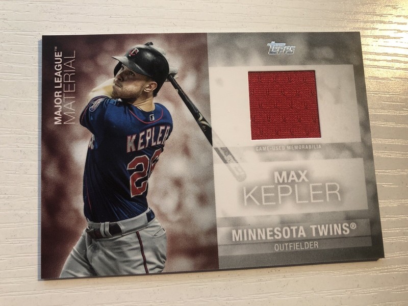 2020 Topps Update Major League Materials Max Kepler Twins MLMMK | eBay