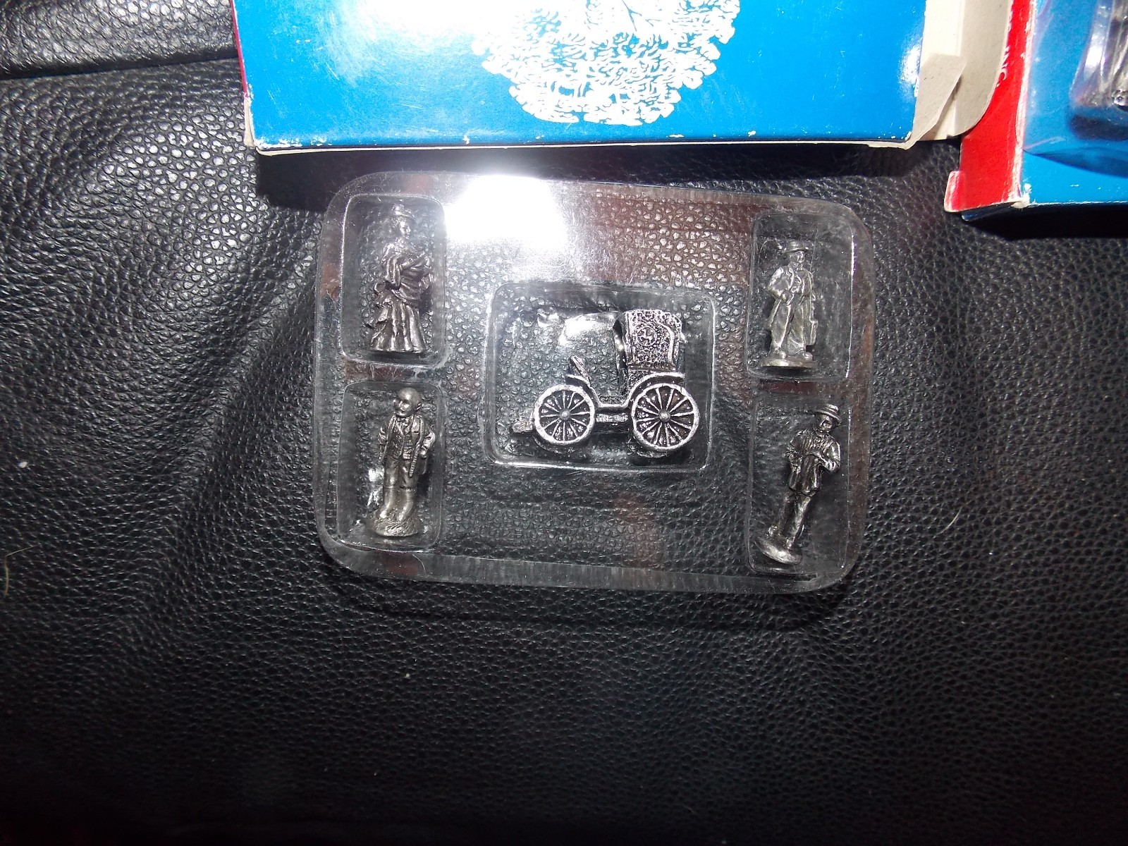 Vintage Lot of 3 Harmony Grove Collection Solid Pewter 21 Victorian Figurines