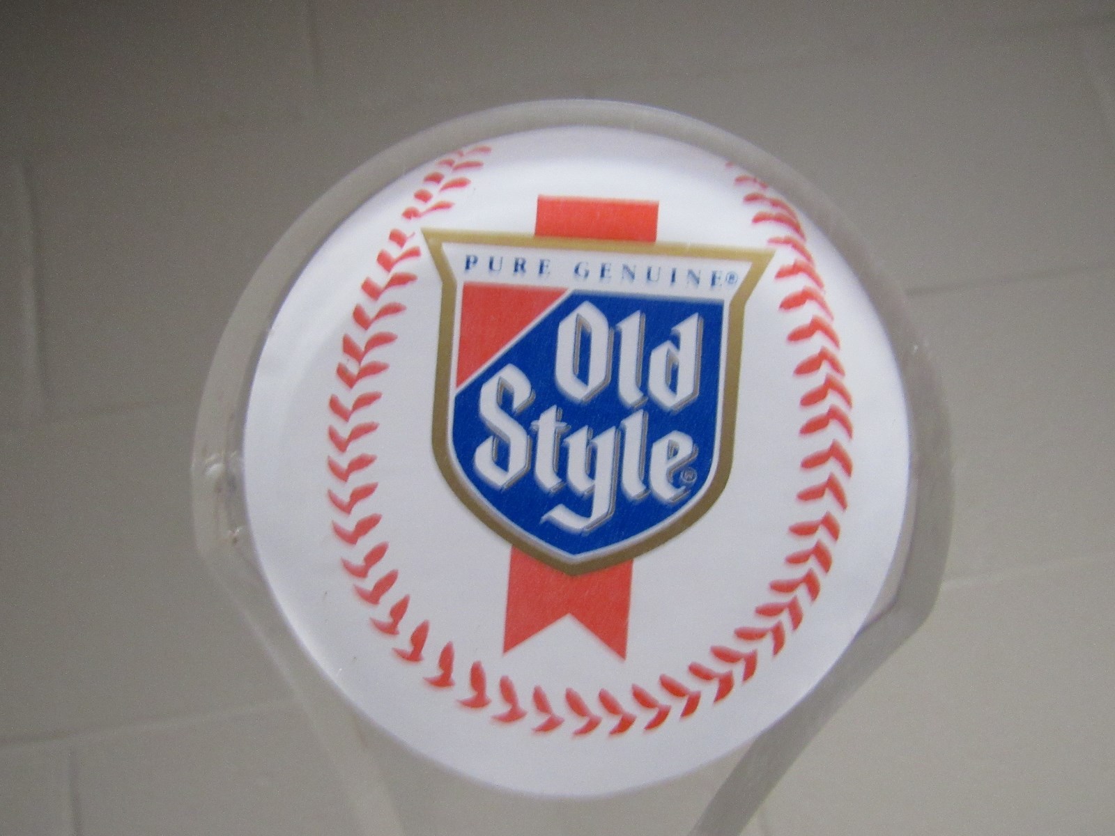 OLD STYLE chaser taster 2 beer glass Thermo serv mug plasticTapper LOT baseball