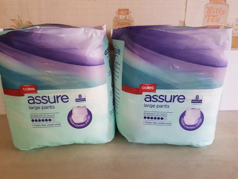 Coles Assure Large Unisex Pants For Moderate To Heavy Bladder Weakness Accessories Gumtree Australia Kingborough Area Taroona 1254087135