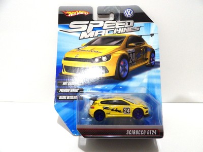 hot wheels 2009 Speed Machines VW Volkswagen Scirocco GT24 Yellow