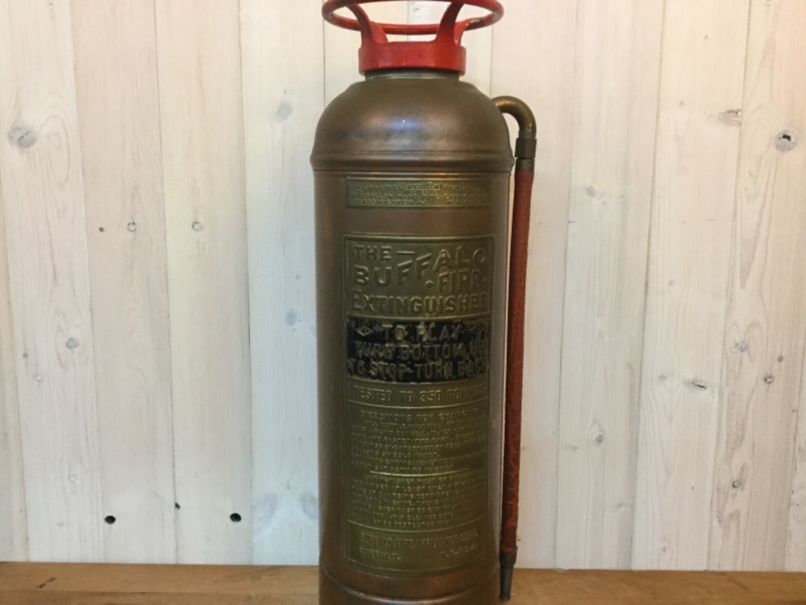 Antique Brass & Copper The Buffalo Fire Extinguisher Buffalo Fire Appliance Co.