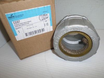 NEW 2-1/2''NPT  COOPER CROUSE HINDS CGB7 WIRE CABLE CORD GRIP 1.875'' - 2.313''