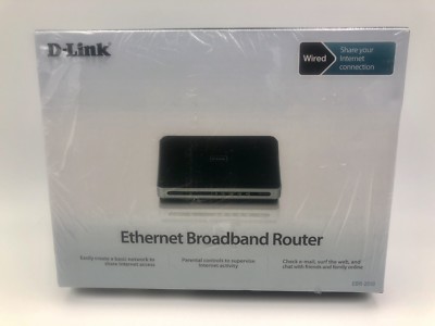 SEALED D-Link EBR-2310 4-Port 10/100 MBPS Ethernet WIRED Broadband LAN Router 