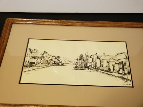 Sharon Krech signed 26/50 Framed Matted Artwork 15x21