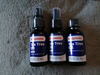 (3) Brand New Walgreens Tea Tree Oil 1oz