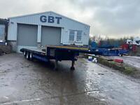 39ft tri axle low loader trailer 