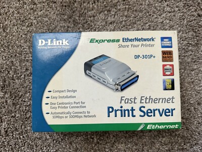 D-Link Print Server Dp-301p (open box)