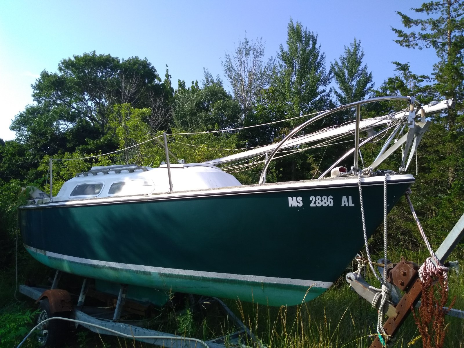 22' Oday Sailboat and trailer