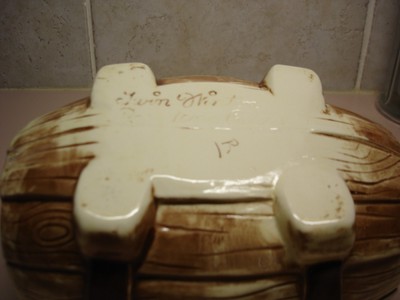 Twin Winton Hillbilly Clem Pretzel Bowl Brown Hair Perfect Condition