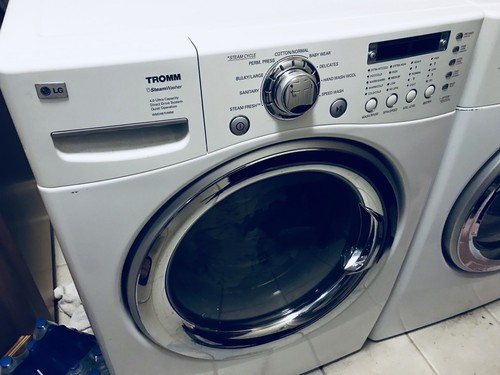 LG TROMM STEAM WASHER / DRYER 4.0 ULTRA CAPACITY MODELS WM2487HWM /DLE7177WM SET