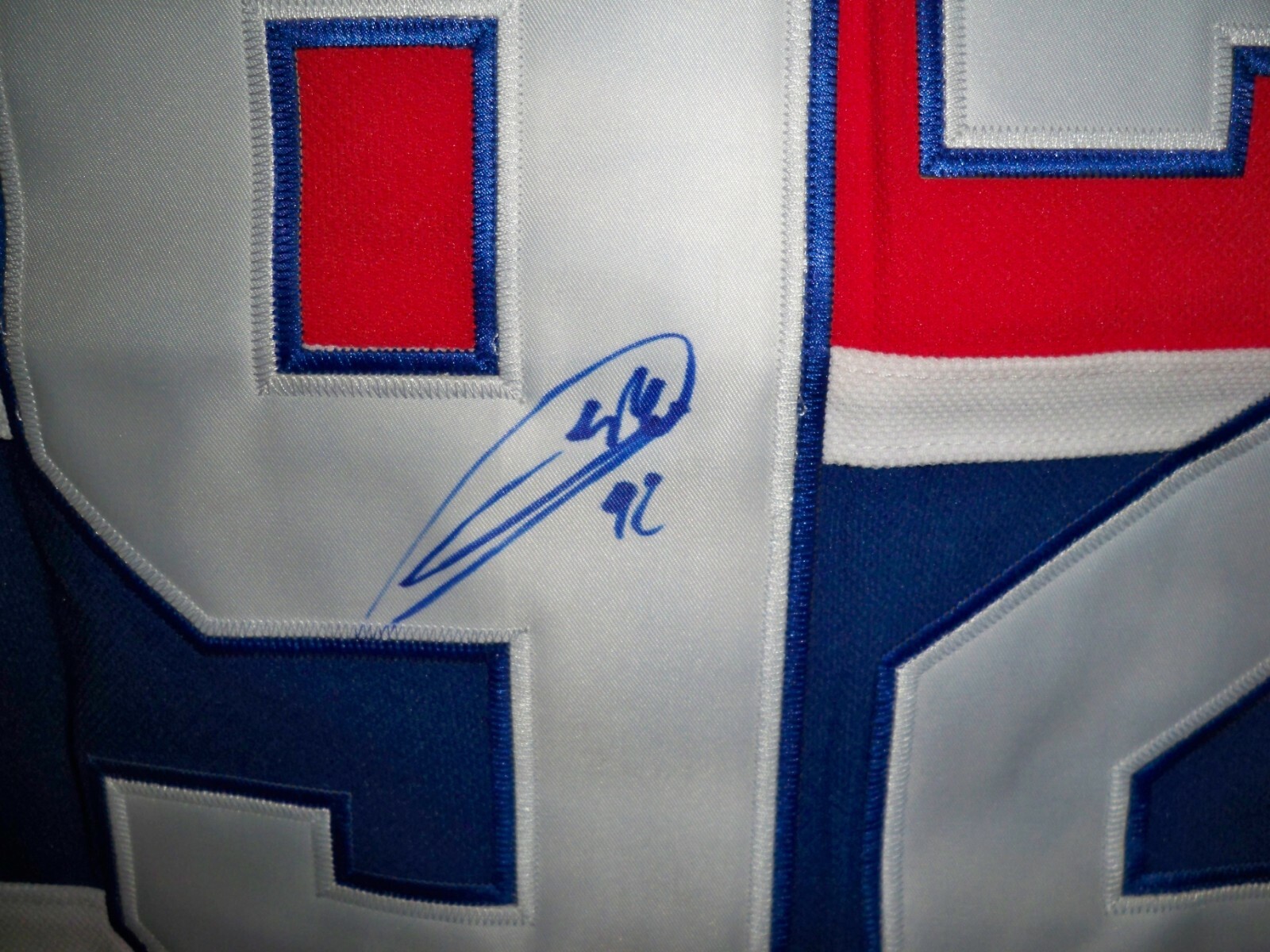 Montreal Canadiens #92 Jonathan Drouin Signed Replica Jersey Habs Hot WOW