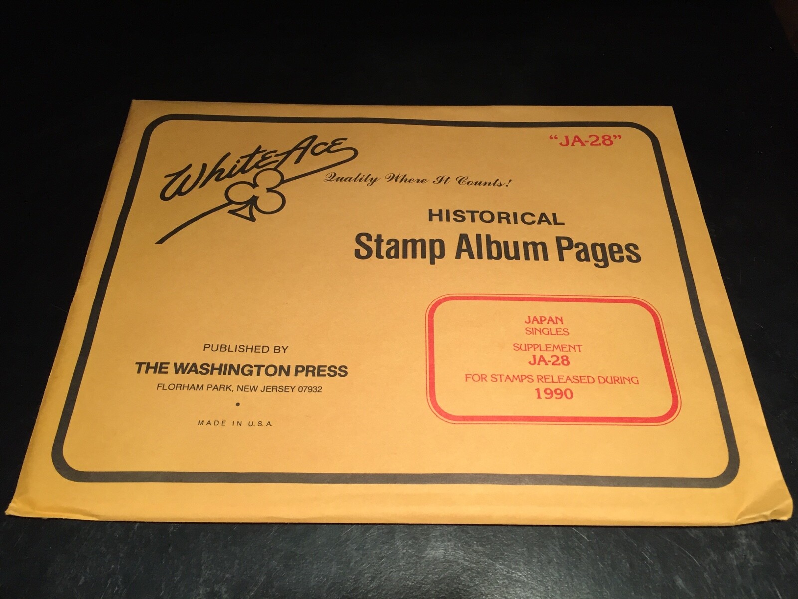 tomoページ New White Ace Stamp Supplement Pages Japan JA-28 - 1990 | eBay