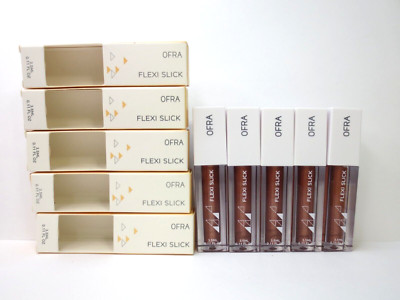 OFRA FLEXI SLICK LIQUID LIPSTICK FAUX 0.11 OZ *LOT OF 5* BOXED