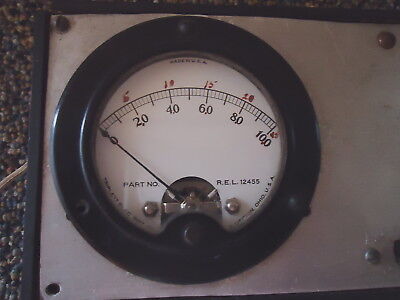Vintage Triplett Part No.R.E.L.12455 Volt ? / Amp ? Meter 