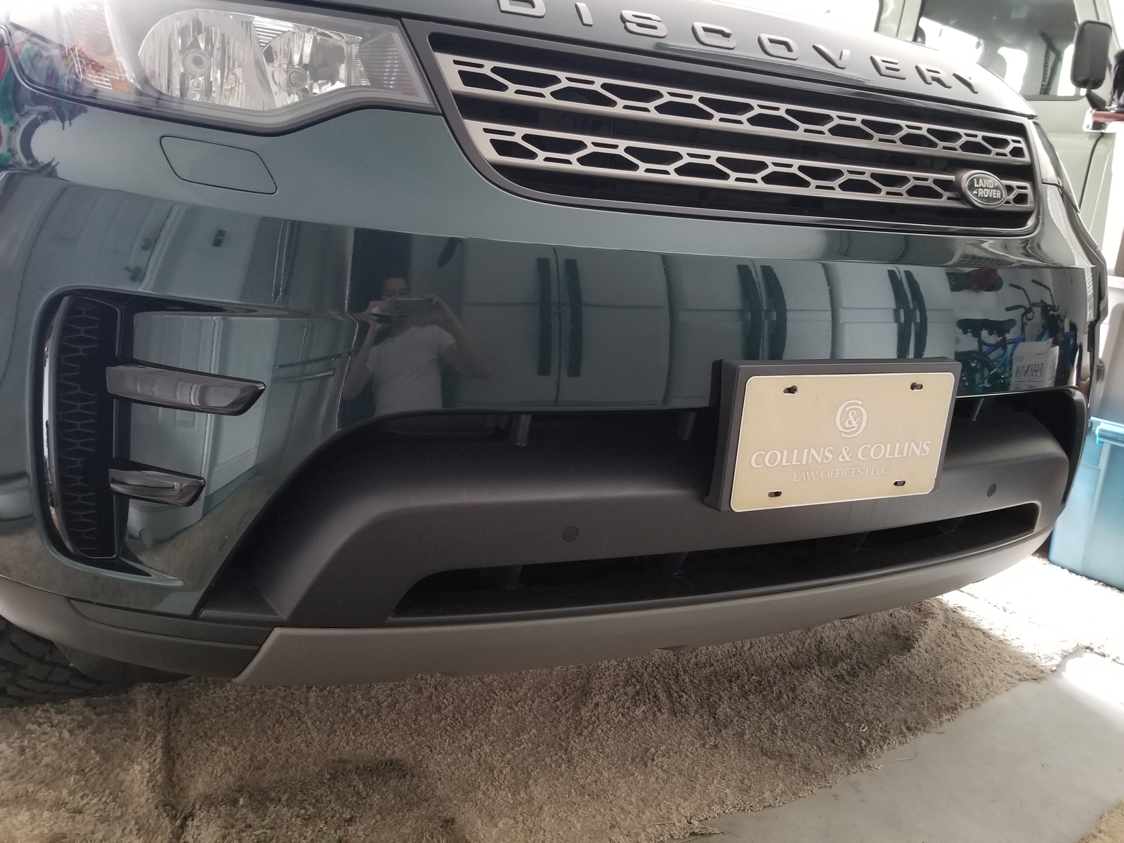 20172021 Land Rover Discovery Front Bumper License Plate Holder