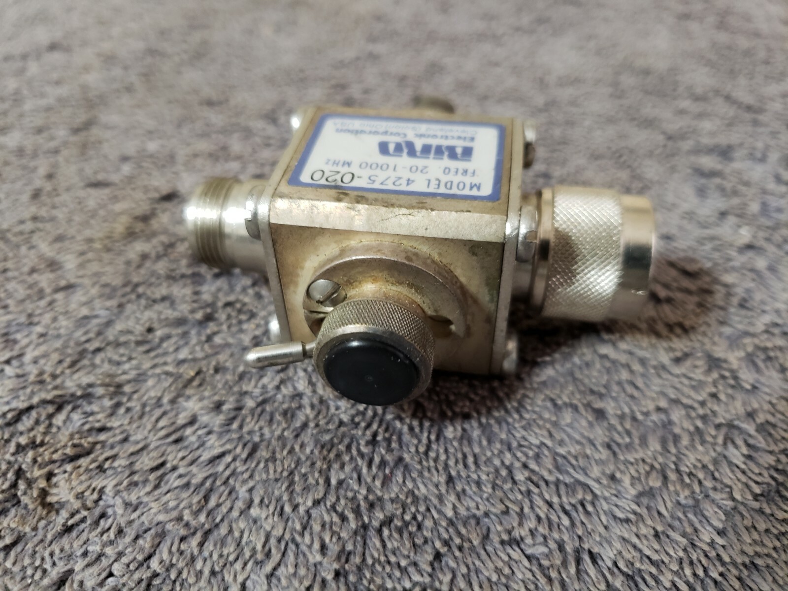 Bird 43 Thruline 4275-020 Variable RF Sampler 20-1000MHz wattmeter element UHF