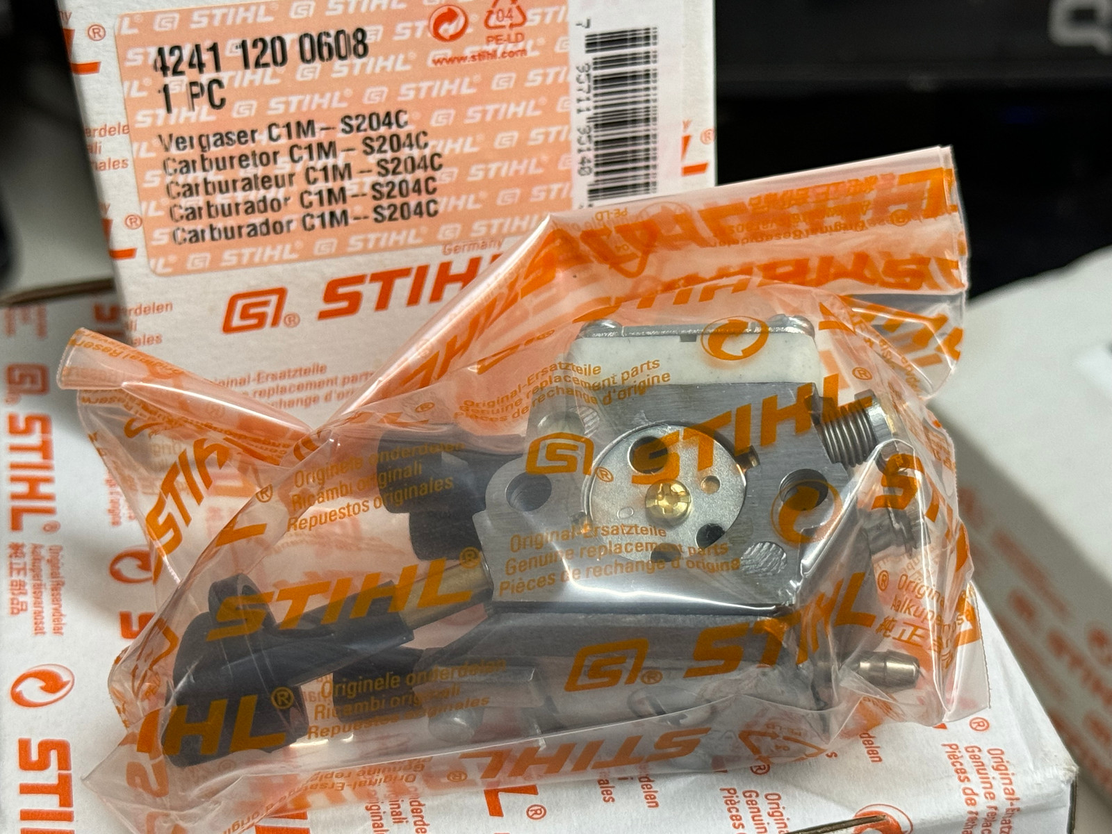 STIHL OEM ZAMA CARBURETOR 4241 120 0608 BLOWER C1M-S204C SH 56 C-E C1M-S142 - Picture 3 of 3