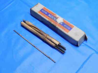 12pc NEW NICHOLSON 4'' CUT 1 STYLE 1 FLAT SWISS PATTERN NEEDLE FILE DUAL TANG